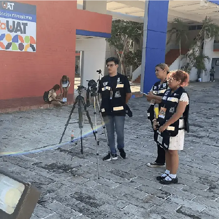 Actividad de filmación de cortometraje